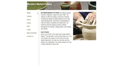 Desktop Screenshot of easternmarketpottery.com