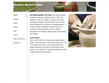 Tablet Screenshot of easternmarketpottery.com